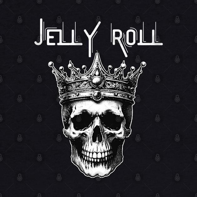 Jelly Roll "Somebody Save Me" Vintage Modern Skull Crown by Jack of All Dreams